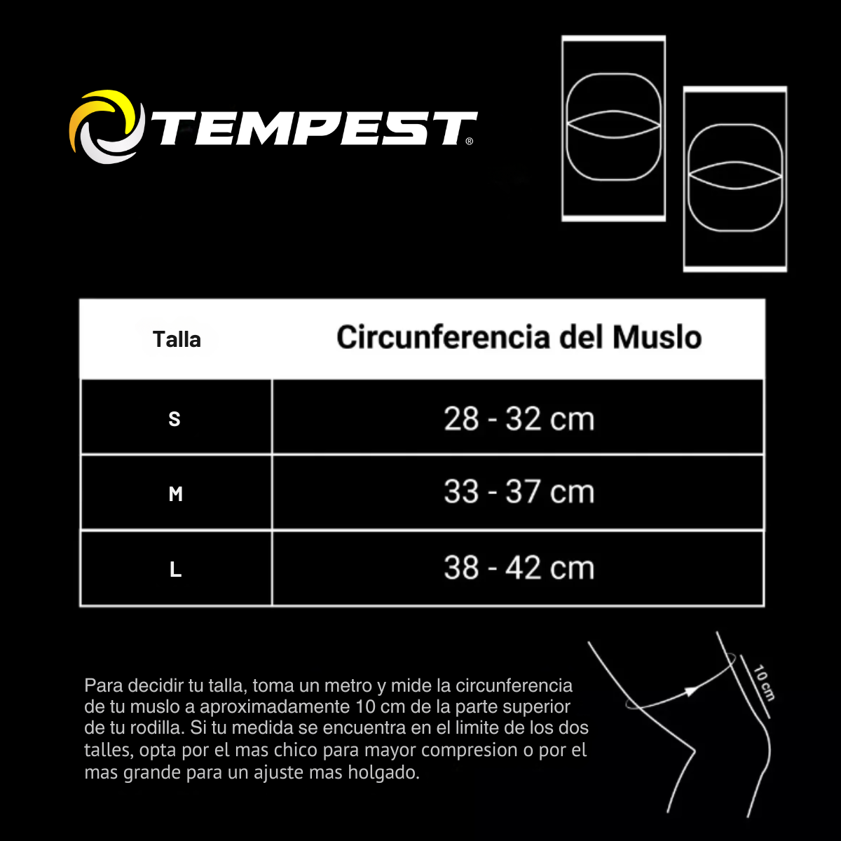 Rodillera Tempest voley